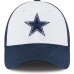 Men's Dallas Cowboys New Era White NE Core Fit 49FORTY Fitted Hat 2594431